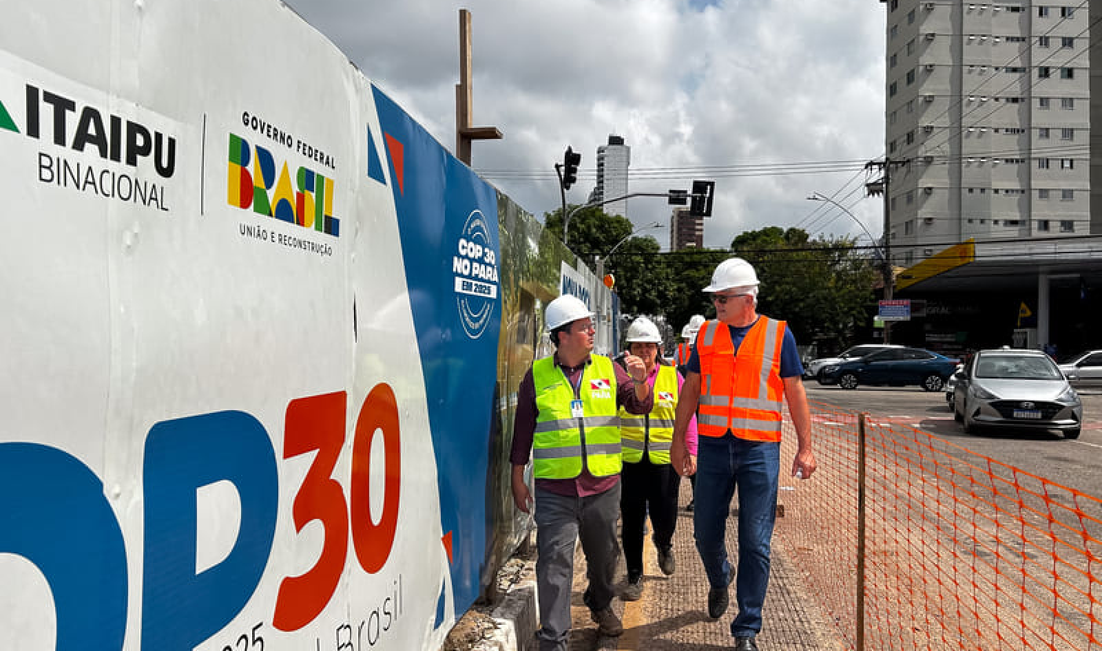 Diretor de Coordenação da Itaipu acompanha andamento de obras preparatórias para a COP30, em Belém (PA)