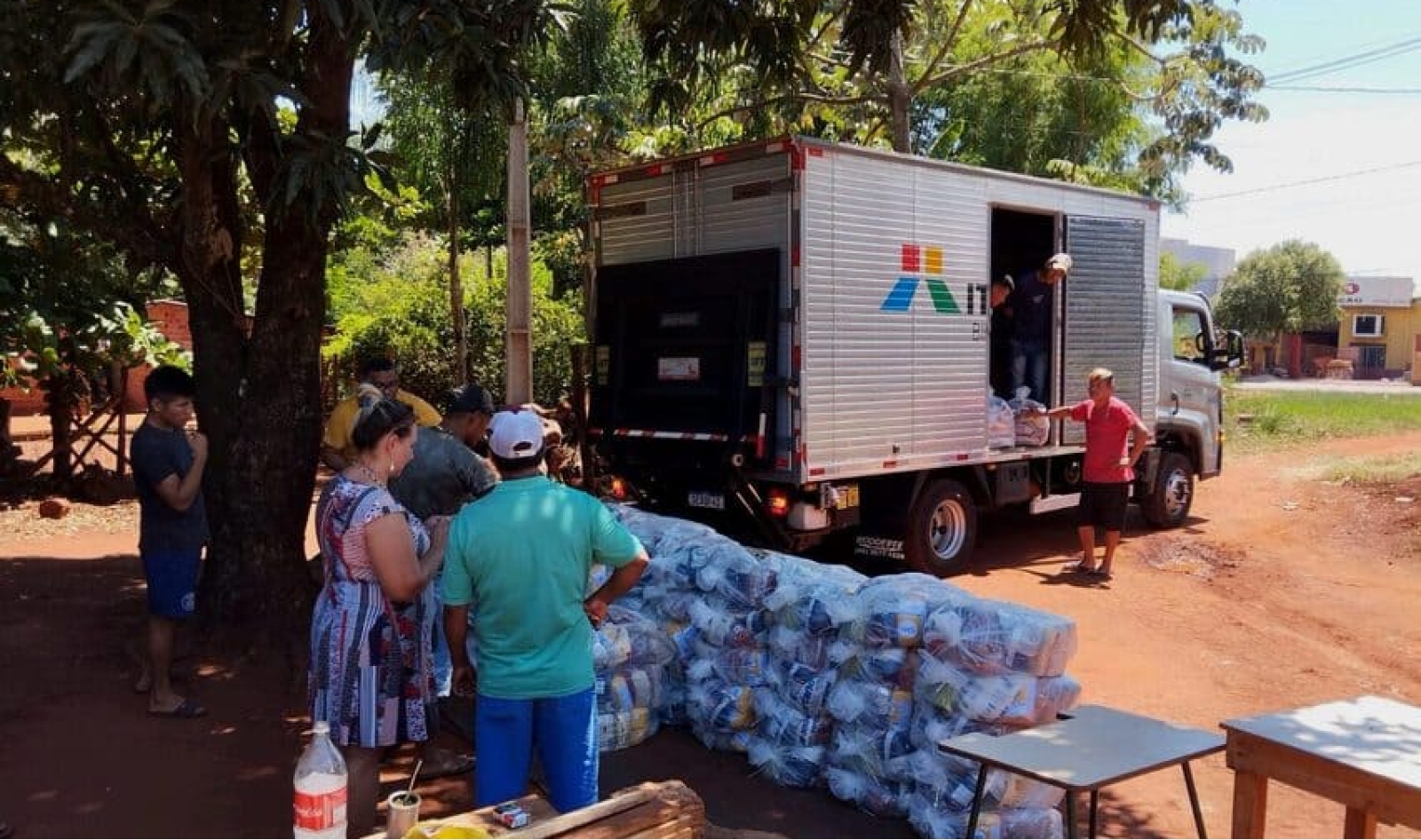 Itaipu apoia distribuição de alimentos para comunidades indígenas da região Oeste