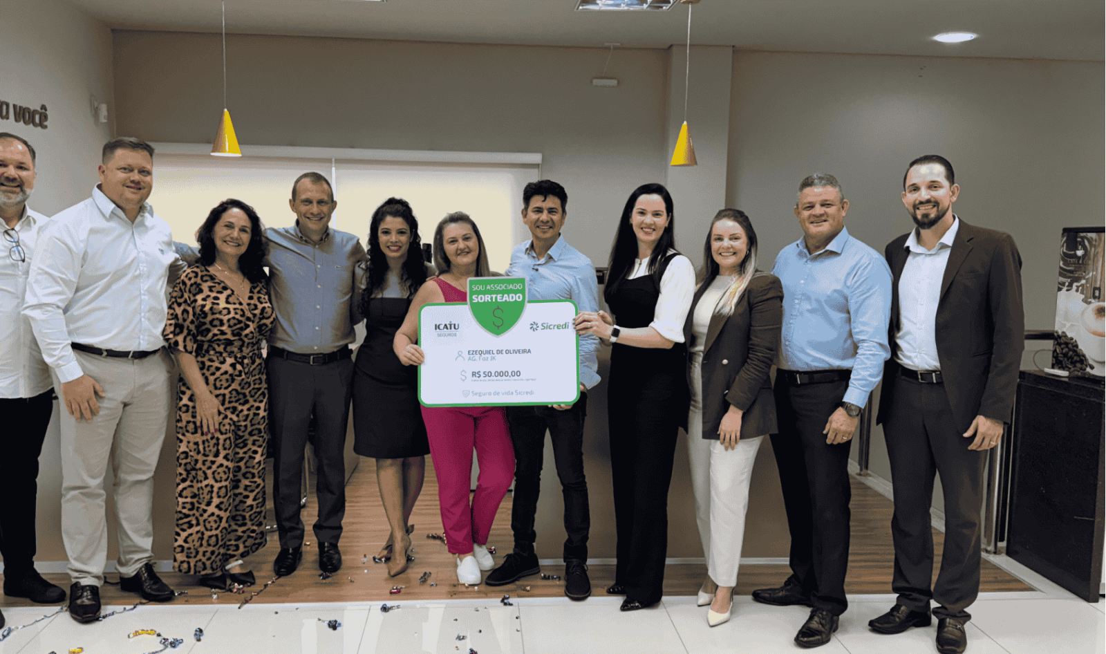 Comerciante de Foz é contemplado com R$ 50 mil em sorteio de seguro de vida