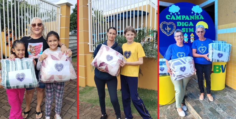 LBV aquece corações com entrega de cobertores em Cascavel