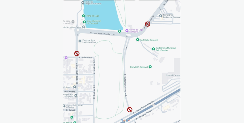 Comunicado - interdição de acesso ao Lago Municipal