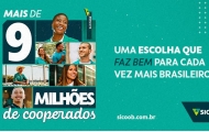 Sicoob ultrapassa 9 milhões de cooperados com solidez e impacto social