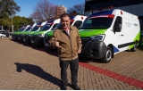 Cascavel recebe sete novas ambulâncias e fortalece a saúde pública