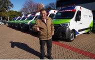 Cascavel recebe sete novas ambulâncias e fortalece a saúde pública