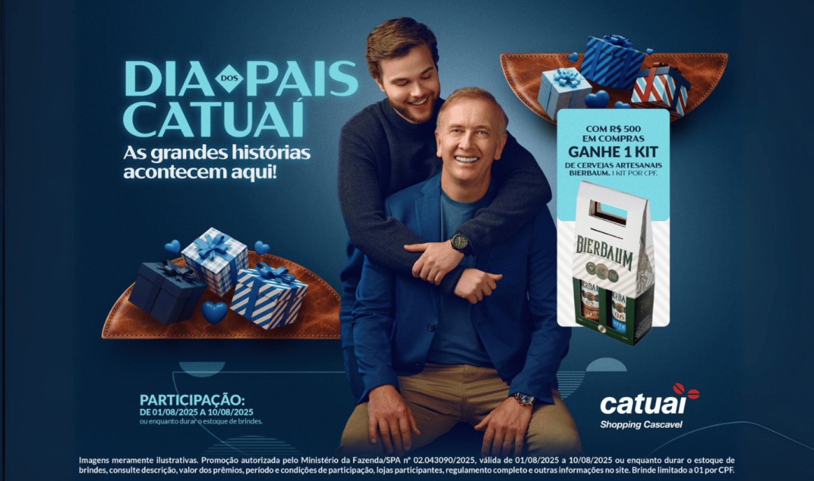 Catuaí Shopping Cascavel inicia Campanha de Dia dos Pais nesta sexta-feira (01)