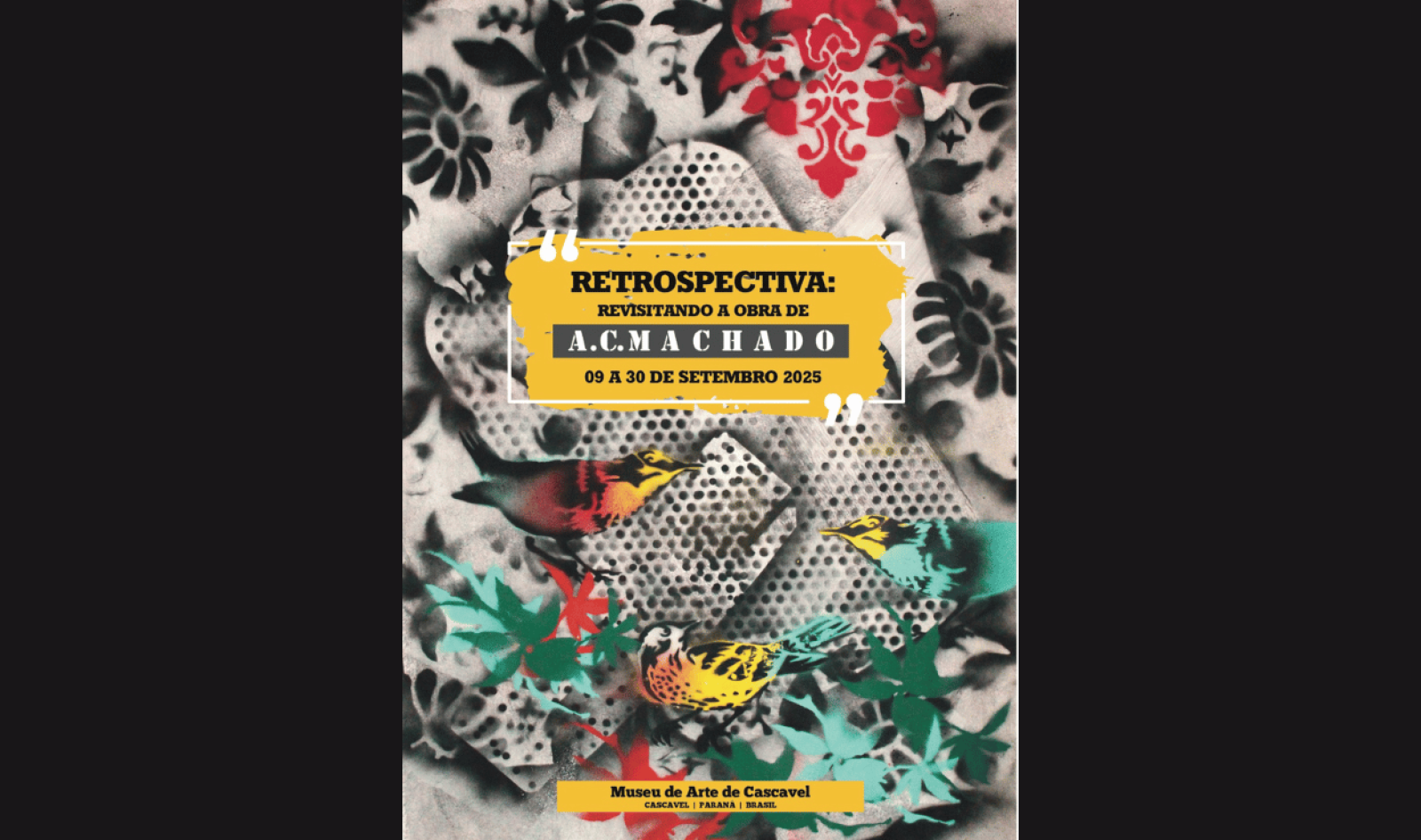 Museu de Arte de Cascavel inaugura grandiosa retrospectiva do artista cascavelense A.C. Machado