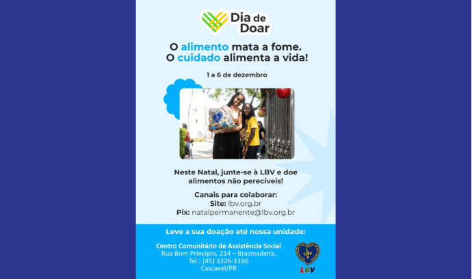 Dia de Doar: quando a Solidariedade se transforma em alimento para milhares de famílias