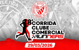 8ª Corrida Clube Comercial Runners chega a 500 inscritos e terá caráter solidário