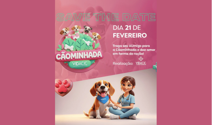 Em parceria com Catuaí Cascavel, ACIC lança a 1ª edição da Cãominhada VIDACIC 2026