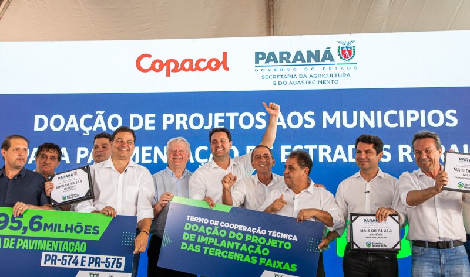 Copacol comemora pavimentação de rodovias que consolida “circuito agro”