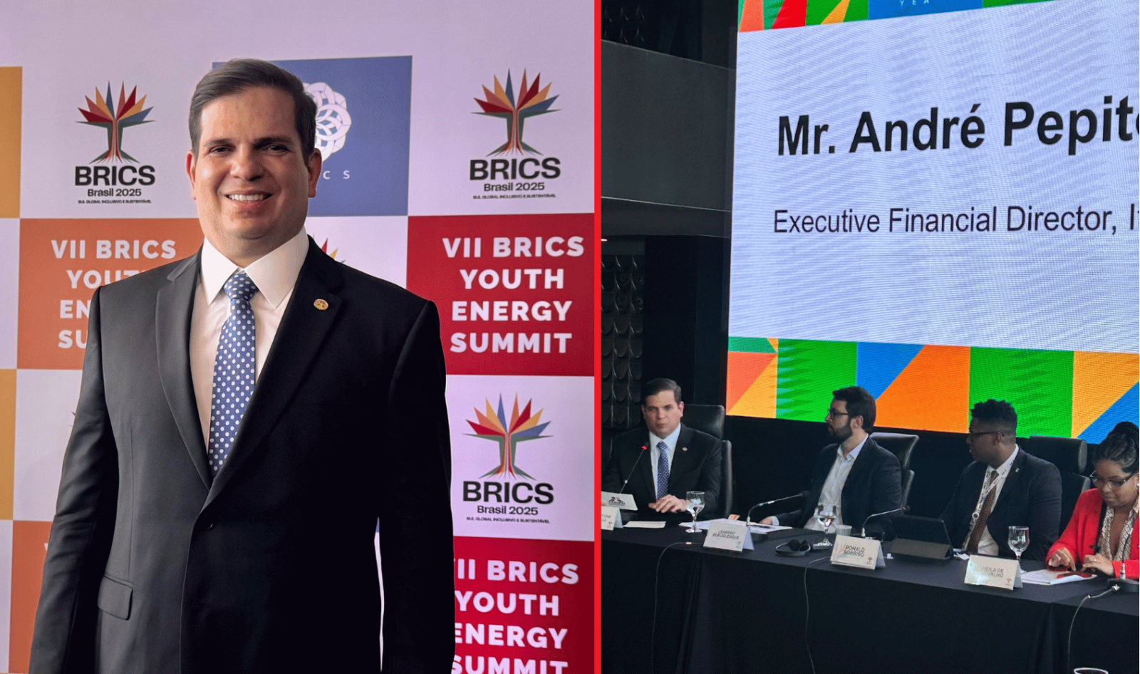 Em cúpula do BRICS, diretor da Itaipu destaca papel do jovem na transição energética