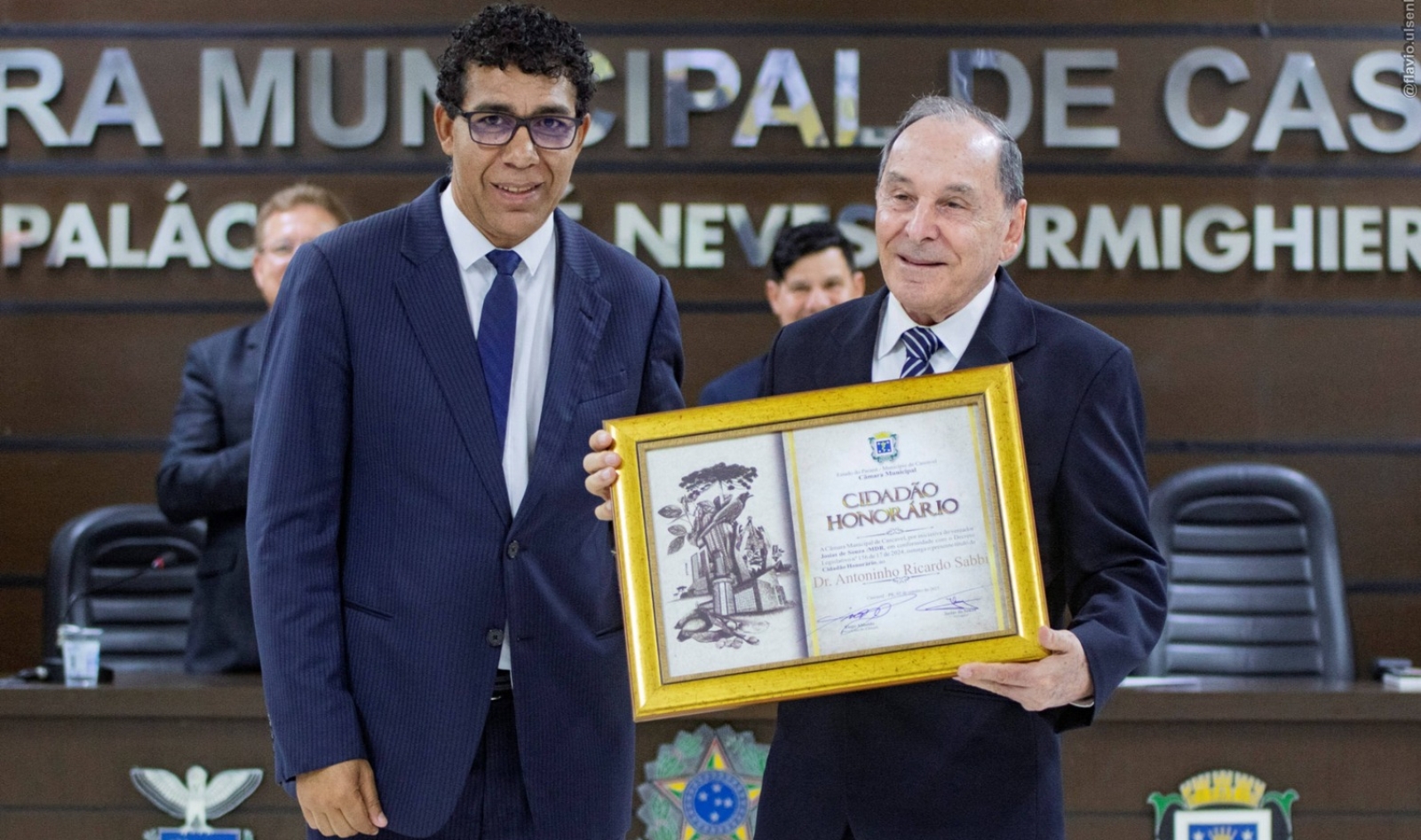 Fundador da Uopeccan, médico Antoninho Sabbi se torna cidadão honorário