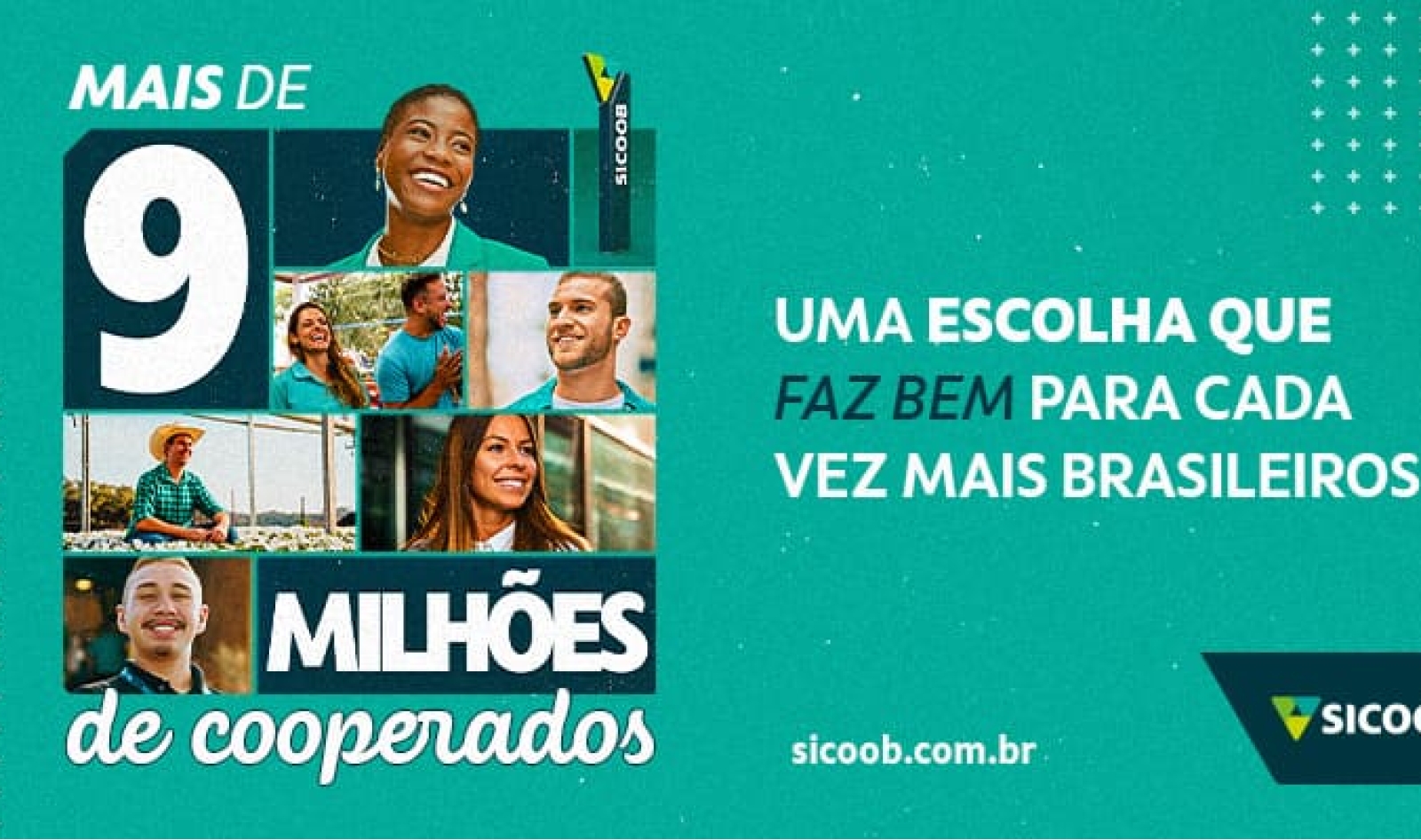 Sicoob ultrapassa 9 milhões de cooperados com solidez e impacto social