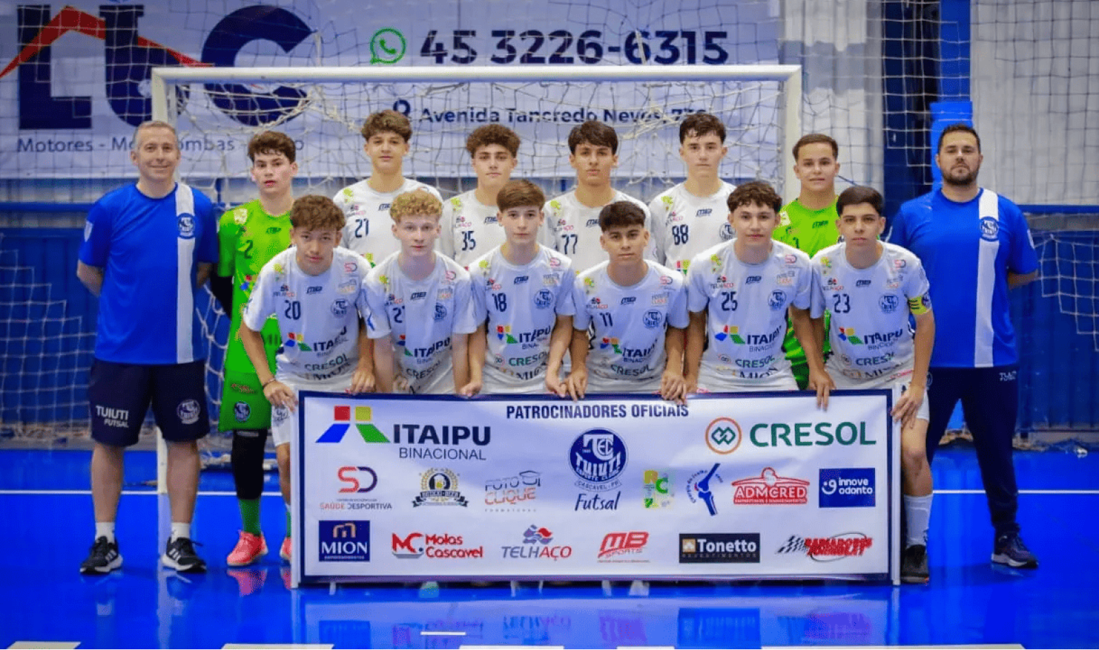 Tuiuti Futsal celebra desempenho positivo em 2025 e destaca apoio da Itaipu Binacional