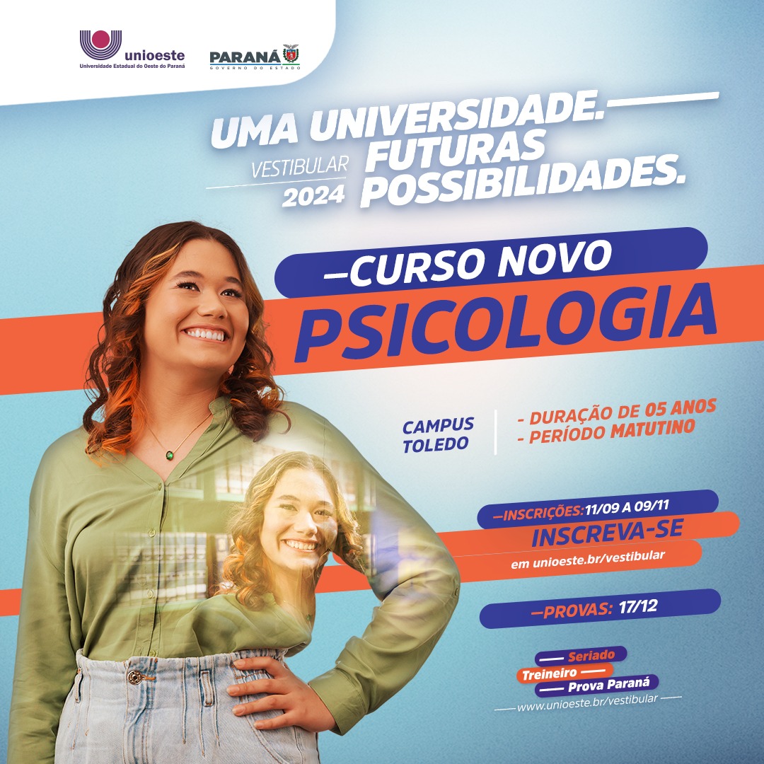 Histórico: Unioeste lança curso de Psicologia em Toledo