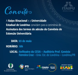 Itaipu celebra Convênio de Extensão Universitária com 17 instituições de ensino
