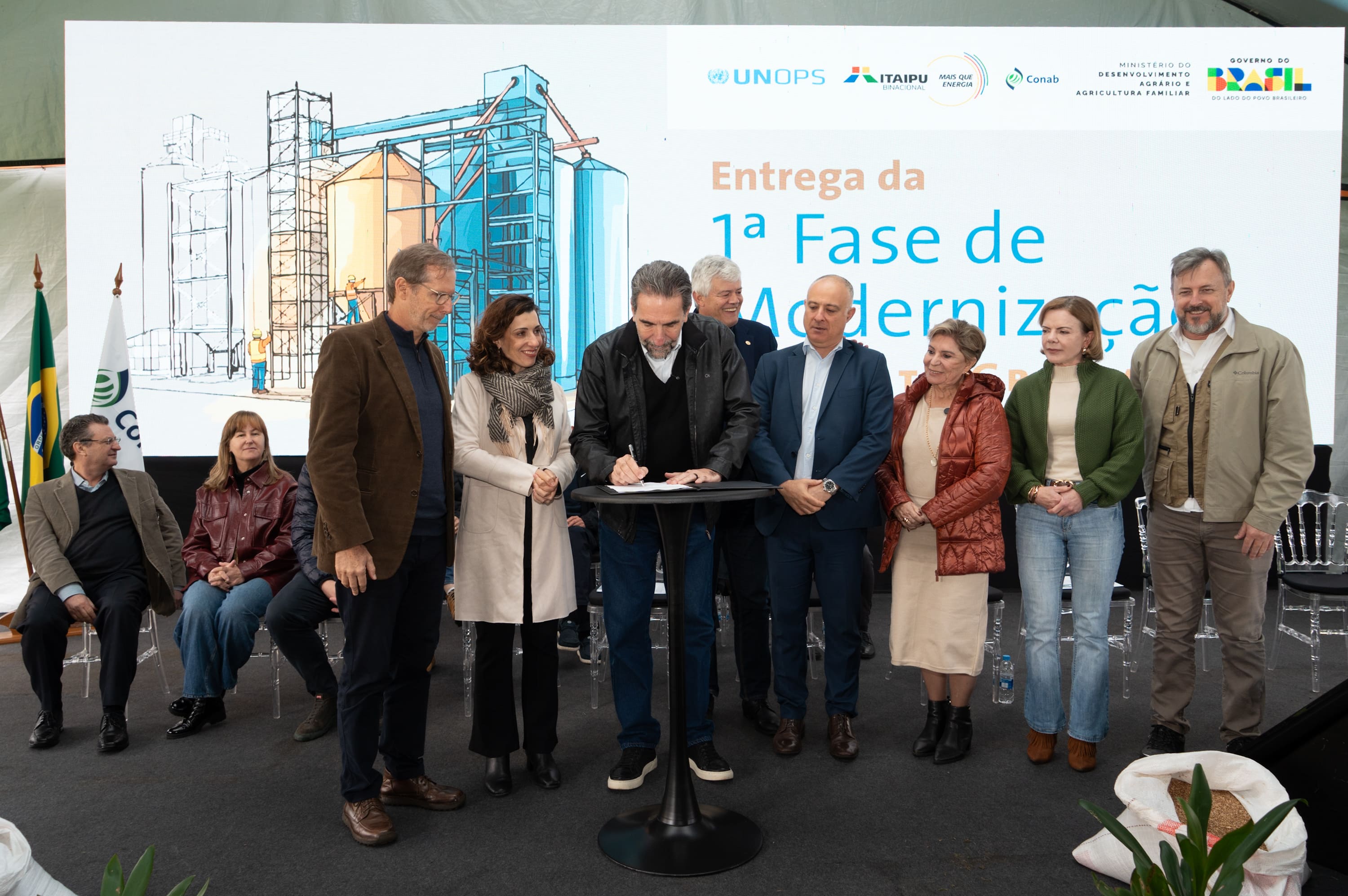 Com investimento da Itaipu, Conab de Ponta Grossa amplia capacidade de armazenamento para 300 mil toneladas de grãos