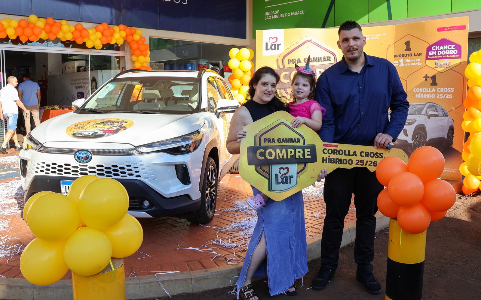 Lar Cooperativa entrega Corolla Cross em São Miguel do Iguaçu e encerra campanha nacional com resultados expressivos