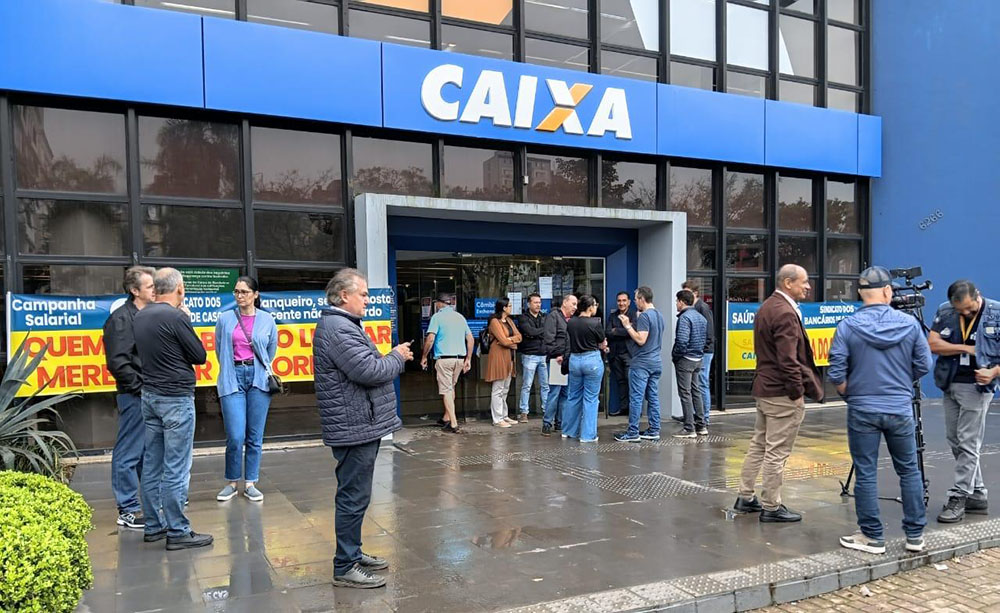 Campanha Salarial: bancários realizam paralisação hoje em Cascavel