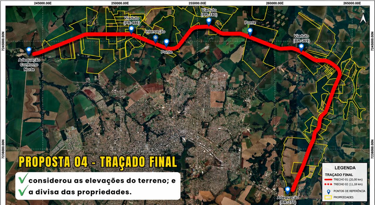 O cardápio de Cascavel